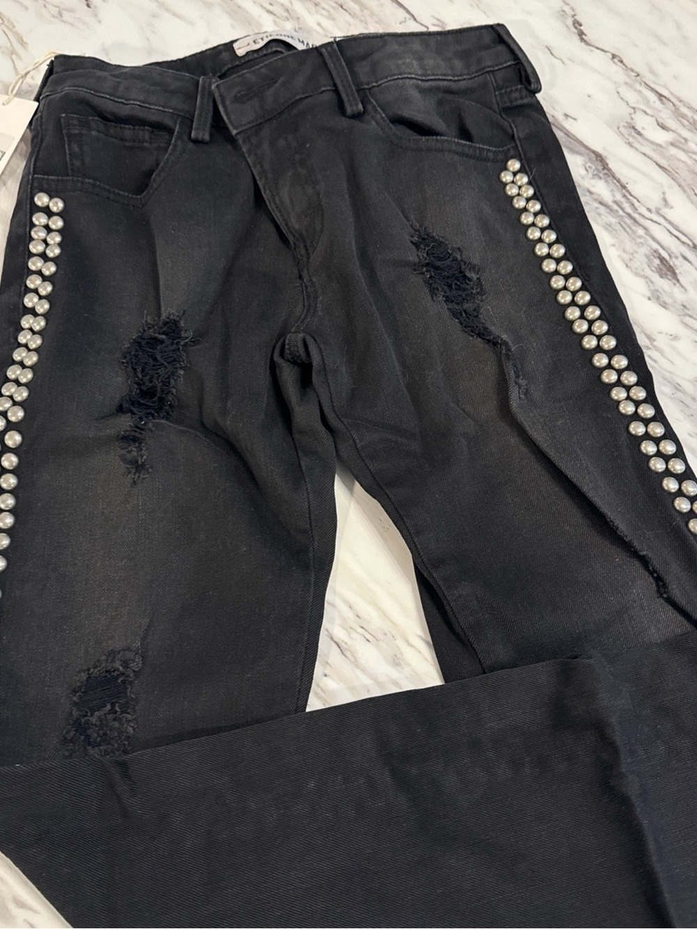 Etienne Marcel Black High-Rise Pants - Picture 6 of 8